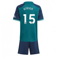 Arsenal Jakub Kiwior #15 3rd trikot Kinder 2023-24 Kurzarm (+ Kurze Hosen)